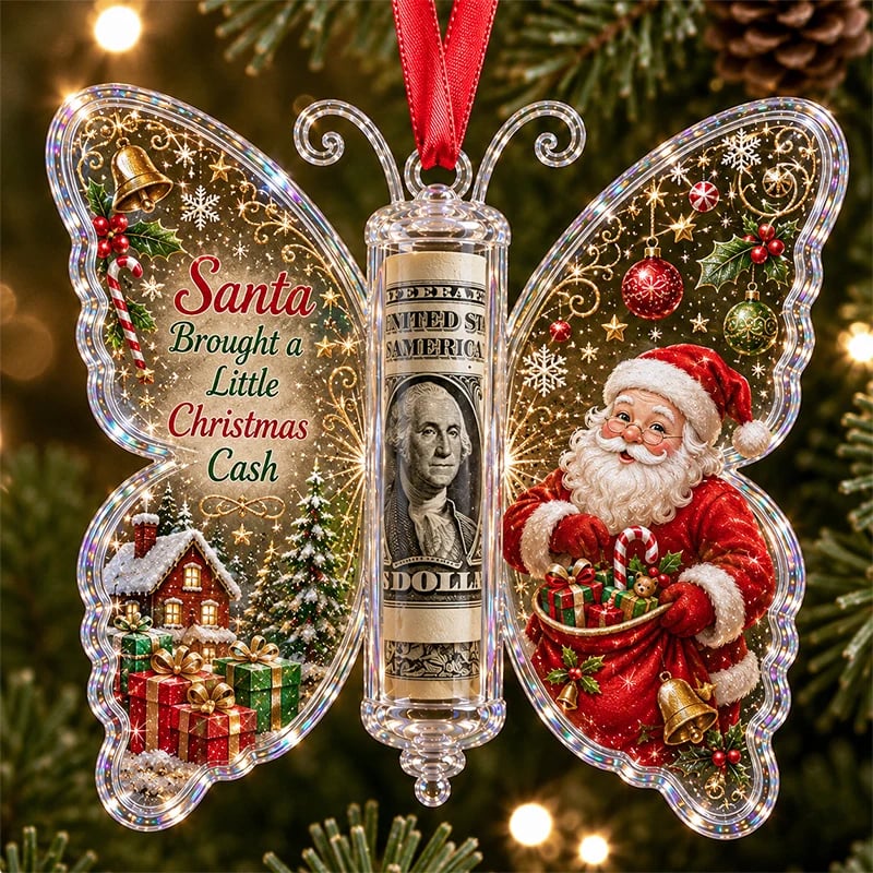 Christmas Cash Gift Butterfly