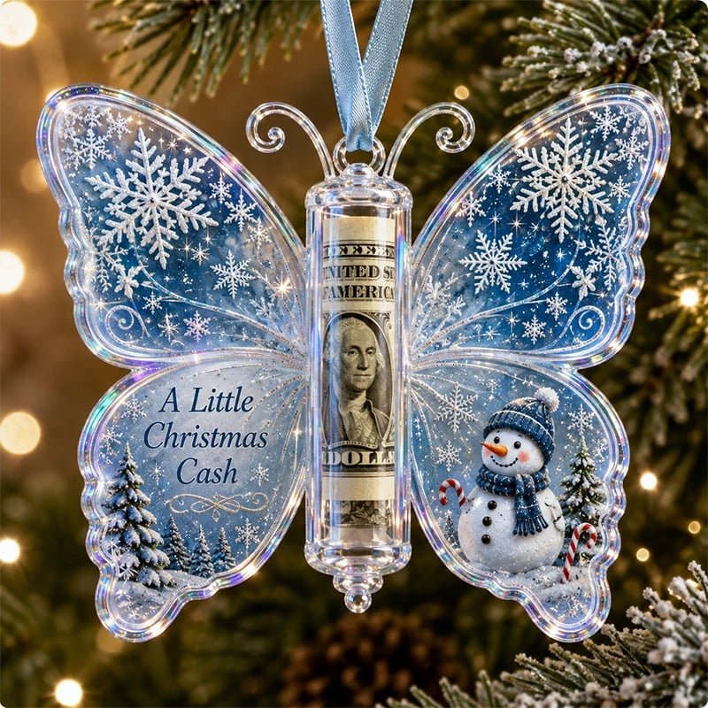 Cash Holder Butterfly Ornament