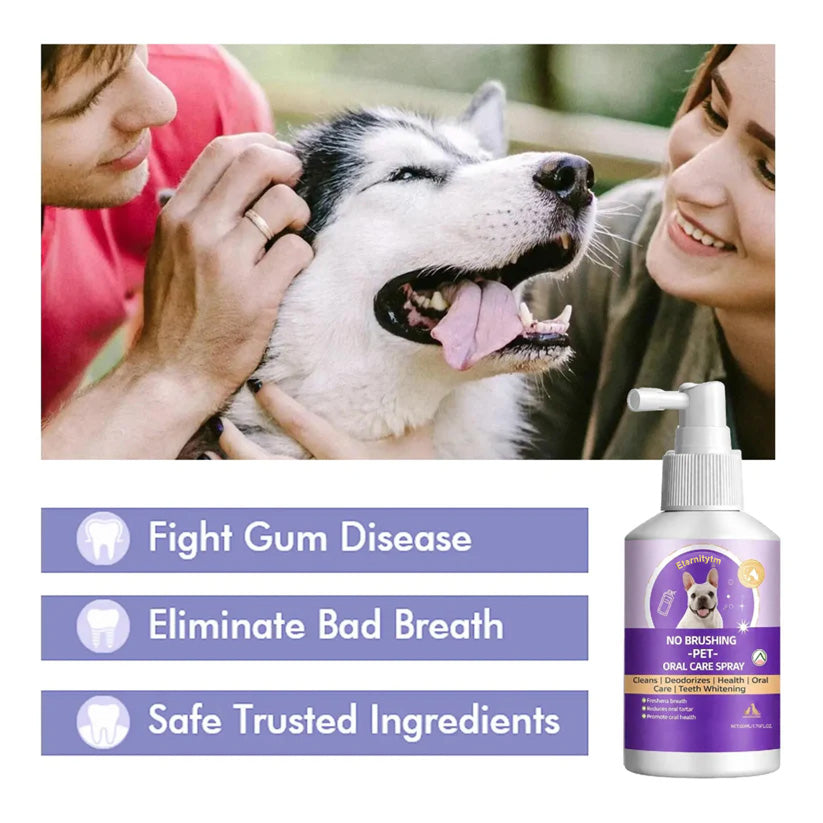 Eternitytm🍃No-Brushing Oral Care Spray for Dogs & Cats