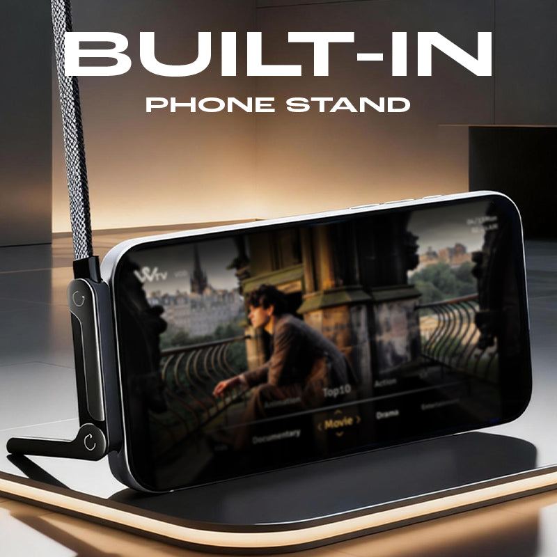 ChubbyCable Eternity™-  240W Braided Fast Charge Cable With Built-in Phone Stand