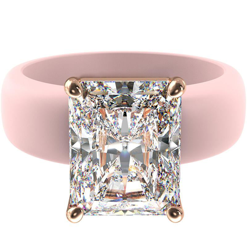 🔥Buy 1 Get 1 Free🔥ANNRANIC Silicone Ring – Emerald Cut CZ | Patent-Pending Design
