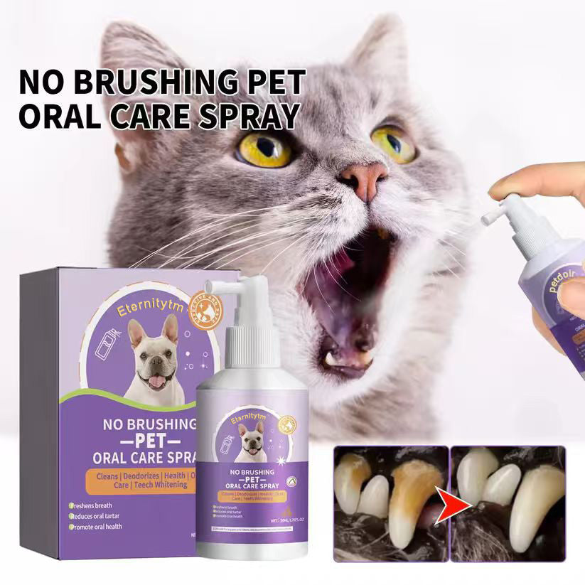 Eternitytm🍃No-Brushing Oral Care Spray for Dogs & Cats