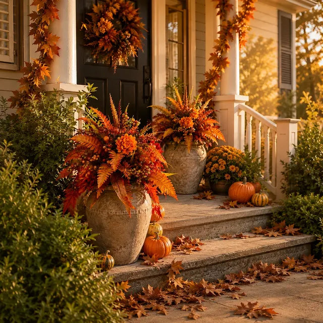 💥Hot Sale 50% Off 🍂 Autumn Harvest Floral Garden Stake Arrangement