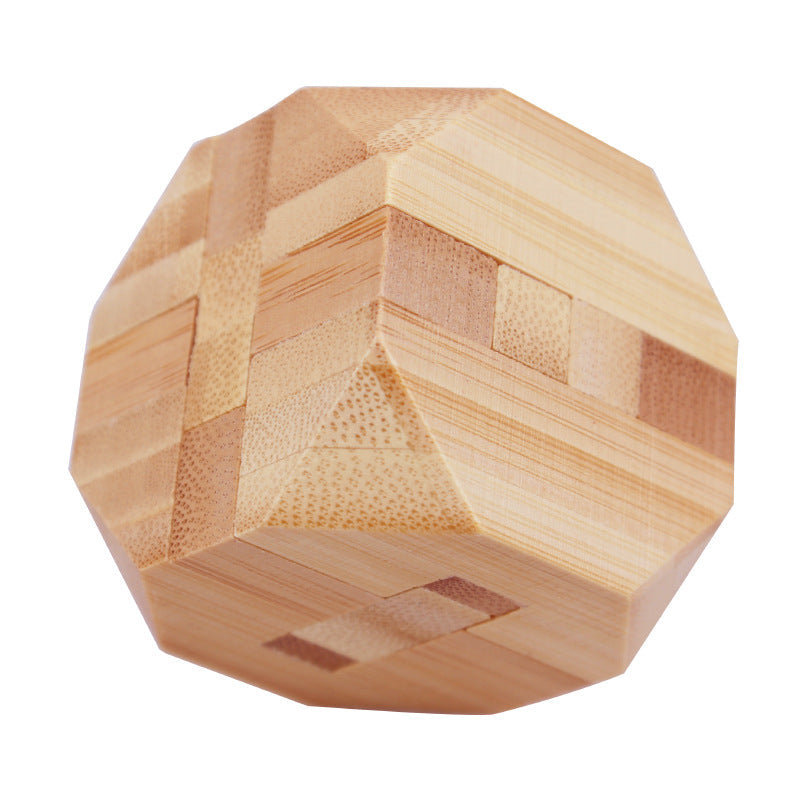 🔥 70% OFF! ✨ Luban Lock Wooden Puzzle - Stimulates Spatial Intelligence, Natural Wood Design, Educational Family Game 🧩🤲